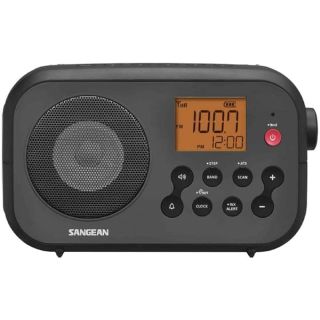 Sangean PR-D12 PR-D12 AM/FM NOAA Weather Alert Digital Tuning Portable Radio Black