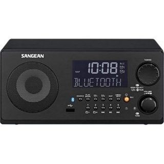 Sangean WR-22BK AM/FM-RDS/Bluetooth/USB Table-Top Digital Tuning Receiver (Black)