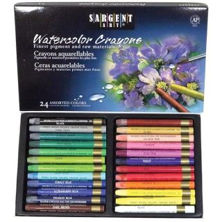 Discover Sargent Art 22-1124: 24 Premium Watercolor Crayons for Vibrant Art Creations