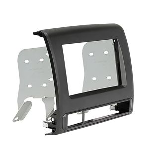 Scosche TA2111B Compatible with 2012-15 Toyota Tacoma ISO Double DIN & DIN+Pocket Dash Kit Black