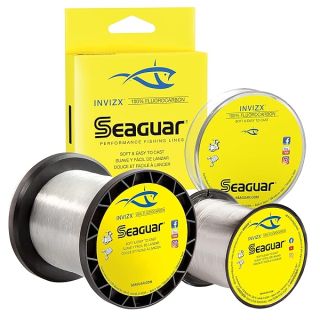 Seaguar InvizX Freshwater 100% Fluorocarbon Fishing Line 10lbs, 600yds Break Strength/Length - 10VZ600