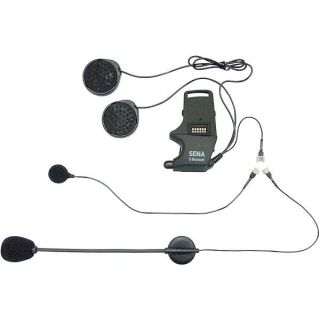 Sena SMH-A0302 Helmet Clamp Kit with Boom and Wired Microphones for SMH10 Bluetooth Headset , Black