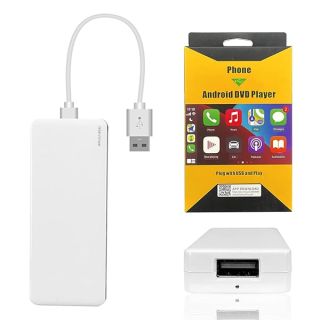 Showasaki Wired CarPlay Adapter: USB Dongle for Android Car Radio - Compatible with iOS & Android, Version 4.2+