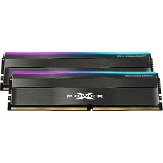 Silicon Power DDR4 16GB (2x8GB) Zenith RGB RAM Gaming 3200MHz (PC4 25600) 288-pin C16 1.35V UDIMM Desktop Memory Module - Low Voltage SP016GXLZU320BDD