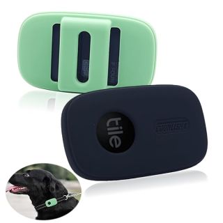 Durable Silicone Case for Tile Pro (2022) - Secure Pet Tracker Holder for Dog Collar & Cat Belt - 2 Pack