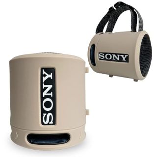 Silicone Cover Case for Sony SRS-XB13/XB100 Extra BASS Wireless Portable Compact Speaker, Protective Skin Sleeve Shell for Sony SRS-XB13 Speaker Accessories (Taupe)