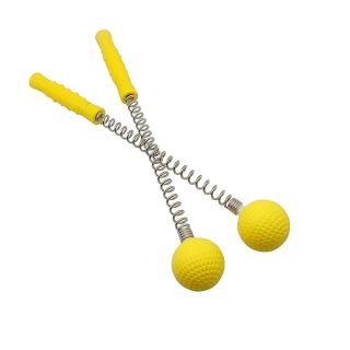 SinLoon Massager Ball Hammer(2-Pack) Hammer Stick Manual Beat Golf Ball Massager Back Shoulder Massage Full Body Reduce Fatigue Pain?Yellow