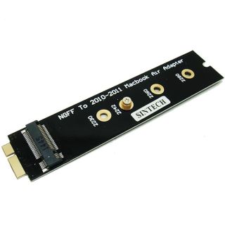 Sintech M.2 NGFF SSD 18Pin Adapter Card for Upgrade 2010-2011 Year MacBook Air