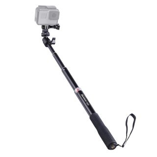 Smatree Extendable Aluminum Selfie Stick/Monopod Compatible for G*pro 12/11/10/9/Max/8/7/6/5/4/3+/2018/Insta360 One/AKASO GeekPro SJCAM SJ4000 SJ5000, for DJI Action 3/4 Camera