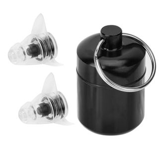 Sonew Ear Plugs Noise Reduction, High Fidelity 27dB Anti-Noise Earplugs Concert Music Festival Hearing (Ear Plugs +Box) (Black)