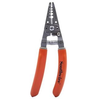 Southwire - 58277940 Tools & Equipment S612STR 4-10 AWG SOL & 6-12 AWG STR Ergonomic Handles Wire Stripper/Cutter