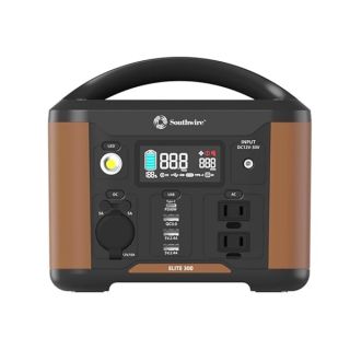 Southwire Elite 300 Series: 296Wh Lithium Battery & 300W Pure Sine Wave AC Outlet for Camping & RV Adventures