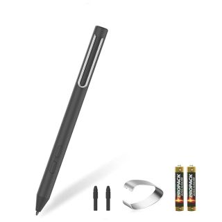 Stylus Pen for Microsoft Surface, Compatible with Surface Pro X/8/7/6/5/4/3, Surface Book 3/2/1, Surface Go3/2/1, Surface Laptop with1024 high Pressure Sensitivity (Black)