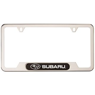 Subaru Impreza Steel License Plate Frame SOA342L127 Subaru Logo Outback Legacy WRX STi Impreza Forester Tribeca Crosstrek BRZ Ascent Solterra