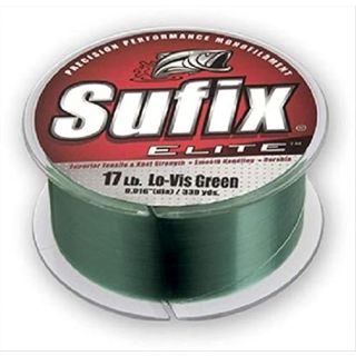 Sufix Elite 17 lb Fishing Line (Green, Size- 330 YD Spool)