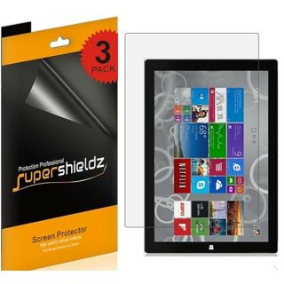 Supershieldz 3-Pack Screen Protector for Microsoft Surface Pro 3 - Anti Glare & Anti Fingerprint Matte Shield