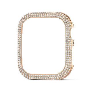 Swarovski Sparkling Smartwatch Case Compatible with Apple Watch Series 4 and 5, 40mm, Rose-Gold Tone