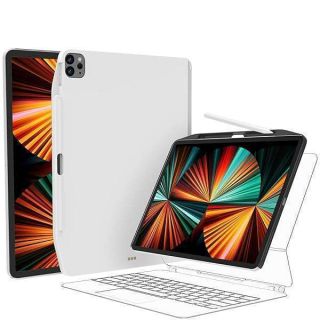 SwitchEasy CoverBuddy 12.9&amp;quot; Case for iPad Pro 2021-2022 with Pencil Holder (5-6 Gen) - Compatible with Magic Keyboard, Smart Keyboard Folio (Keyboard, Stand &amp; Trackpad are Not Included) - White