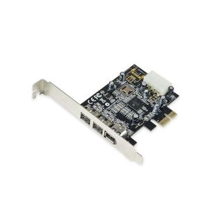 Syba SY-PEX30016 3 Port IEEE 1394 Firewire 1394B & 1394A PCIe 1.1 x1 Card TI XIO2213B Chipset Requires Legacy Driver for Windows 8 10