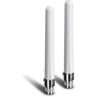 TRENDnet TEW-AO46S 4/6 dBi Outdoor Dual Band Omni Antenna Kit with Surge Protection Fuse