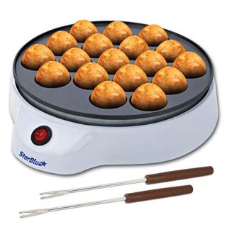 Takoyaki Maker by StarBlue with FREE Takoyaki picks - Easy and Simple to operate electric machine to make Japanese Takoyaki Octopus Ball AC 120V 50/60Hz 650W