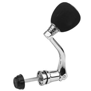 Tbest 4000 Spinning Penn Spin,Fishing Reel Handle,Reel Replacement Handle,Fishing Spinning Reel Handle Metal Rocker Arm Reel Replacement Power Handle Grip(L Silver)