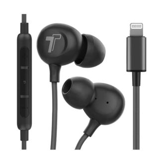 Thore Compatible with iPhone Earbuds (Apple MFi Certified) Lightning Connector in-Ear Earphones (V60) Wired Headphones with Microphone for iPhone 14 Pro Max/13/12/11/XR/Xs - Black