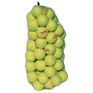 Tourna Pressureless Tennis Ball 60 Count (Pack of 1),Yellow