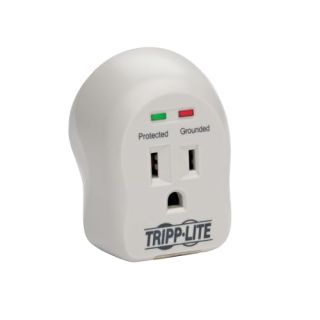 Tripp Lite SPIKECUBE: 1 Outlet Portable Surge Protector with $5,000 Insurance - Essential Power Strip for Travel