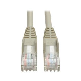 Tripp Lite Cat5e 350MHz Snagless Molded Patch Cable (RJ45 M/M) - Gray, 14-ft.(N001-014-GY)