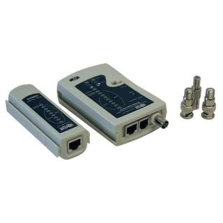 Tripp Lite Network Cable Continuity Tester for Cat5/Cat6, Phone and Coax Cable Assemblies (N044-000-R)