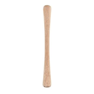 True Smash Wooden Ergonomic Contoured Handle Durable Cocktail Muddlers, Herbs and Fruit Crushers, Home Bar Accessories, 9.75", Set of 1, Wood