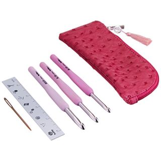 Tulip Needle Company TER-16E Etimo Rose Crochet Hook Set