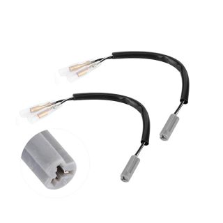 Yctze 7.5in Turn Wiring Adapter Plug for Yamaha YZF R6, R1, FZ6, FZ10 - Motorcycle Turn Signal Parts