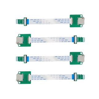 UCTRONICS 15cm Micro SD Card Extension Cable - Flexible Adapter for Raspberry Pi, Arduino & 3D Printers (4 Pack)