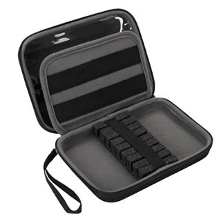 USA Gear Hard Shell 8 Dart Case Fits Soft Tip Darts, Storage for Extra Flights