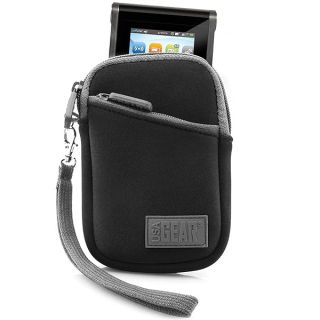 USA Gear Portable Wi-Fi Hotspot Case - Compatible with Verizon MiFi 6620L, Ellipsis Jetpack, Huawei E5330, Unite Pro, Velocity, GlocalMe G2 - Protective Sleeve, Belt Loop and Wrist Strap - Black