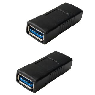 USB 3.0 Female to Female Extension Connector Adapter (2 Pack)