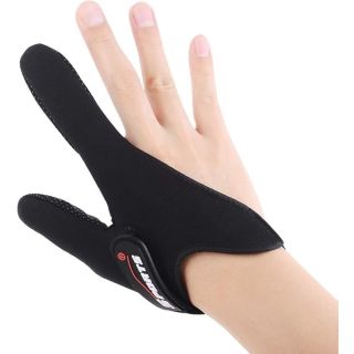 Uniwit Professional Thumb and Index Finger Glove for Fishing - Protect Finger,Anti-Slip, Anti-Scratch-Black