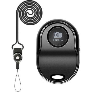 Bluetooth 5.0 Remote Shutter for iPhone & Android - Wireless Selfie Clicker for HD Photos & Videos