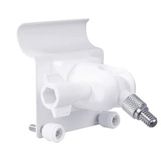 Upgrade Your Security: HOLACA Vinyl Siding Clips for Arlo, ZUMIMALL & Eufy Cameras - Weatherproof Stainless Steel (1 Pack, White)