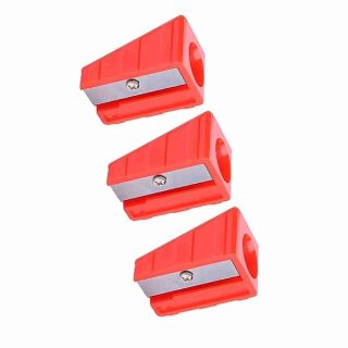 VGEBY 3Pcs Billiards Pool Cue Tip Shaper Tool, Portable Cue Tip Trimmer Shaper Tapper Repair Tool Accessory(Red) Pool Tip Trimmer Pool Tip Trimmer Cue Tip Repair Kit