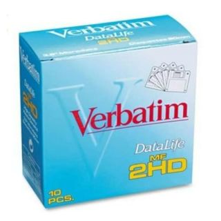 Verbatim DataLife High Density 3.5 inch Microdisks MF-2HD 10 Diskettes Per Pack