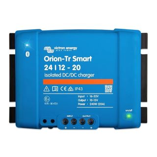 Victron Energy Orion-Tr Smart DC to DC Charger (Bluetooth) - 24/12-Volt 20 amp 240-Watt - Battery Charger for Dual Battery Systems - Isolated