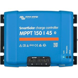 Victron Energy SmartSolar MPPT Charge Controller 150V 45A - Bluetooth Solar Panel Solution for 12/24/36/48V Systems