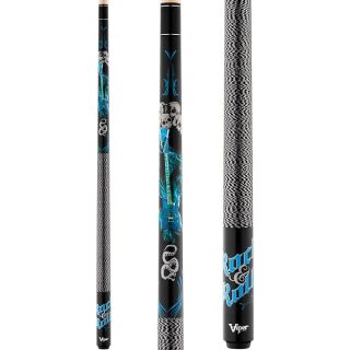 Viper by GLD Products Underground 58" 2-Piece Billiard/Pool Cue, Rock & Roll, 20 Ounce,Blue,50-0653-20