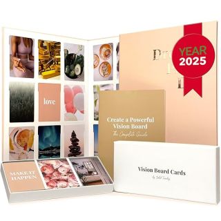 Ultimate Vision Board Kit for Women: 168 Premium Cards, Foldable Board & Guide for Manifestation Success