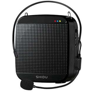 Voice Amplifier Portable SHIDU S512 Voice Amplifier with Wired Microphone Headset 15W Mini Personal Speaker for Teachers,Elderly,Singing,Coaches,Yoga,Tour Guides,Outdoor Trainers