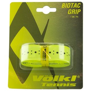 Volkl Biotac Replacement Grip-Single Pack (Neon Yellow/Black Dots)