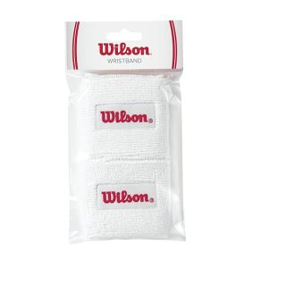 WILSON Wristbands, White